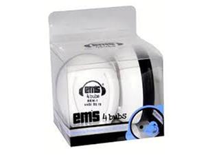 Ems4kids gehoorbeschermer wit/zwart